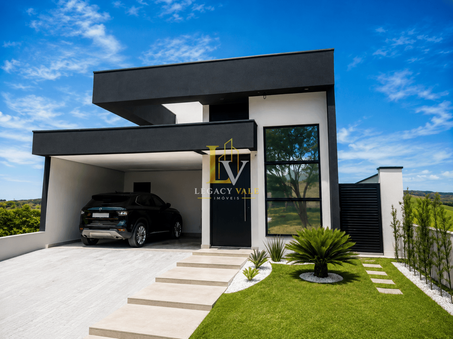 CASA EM CONDOMÍNIO RESERVA DO VALE - VISTA PERMANENTE NA RUA DA PORTARIA - 250M²
